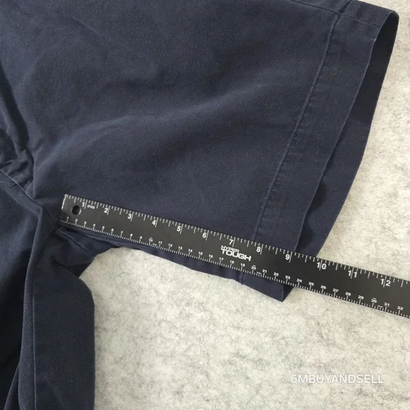 Polo Ralph Lauren Mens Classic Fit 9 Inch Chino Shorts Navy Blue Cotton Size 33 - Picture 7 of 8